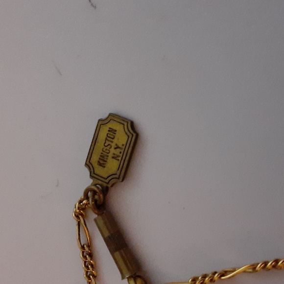 VTG💖 Pididdly Links REAL Brass Charm Necklace - Picture 10 of 12